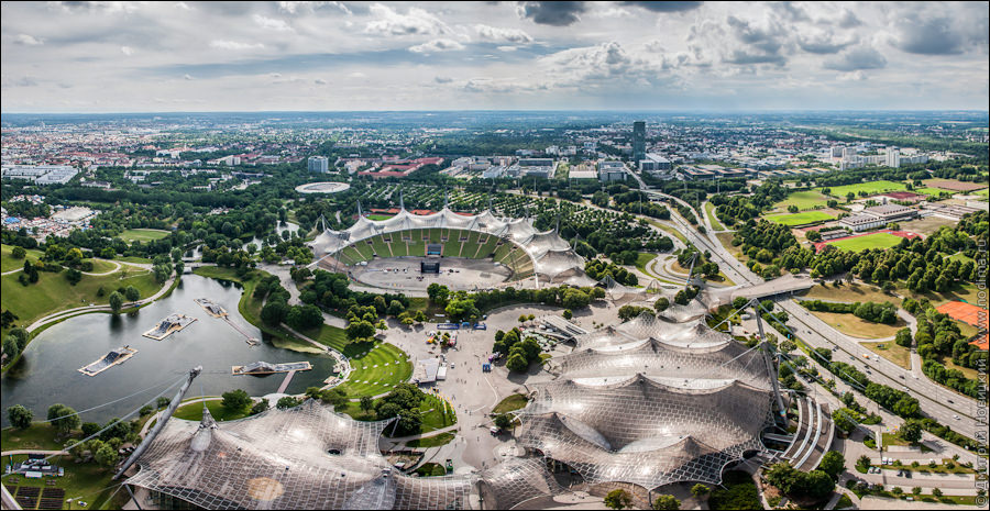 Олимпийский парк в Мюнхене