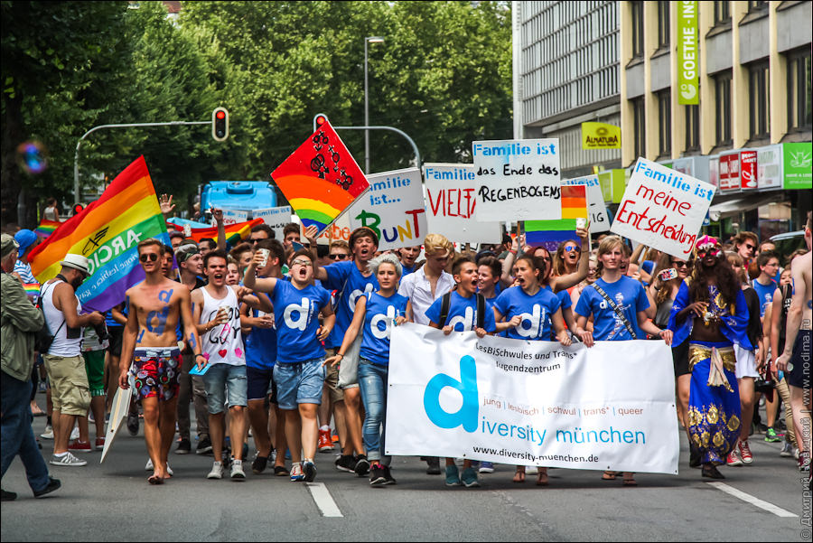 Гей-парад Christopher Street Day 2015 в Мюнхене 15