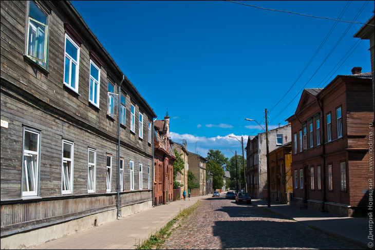 Старинные дома Лиепаи