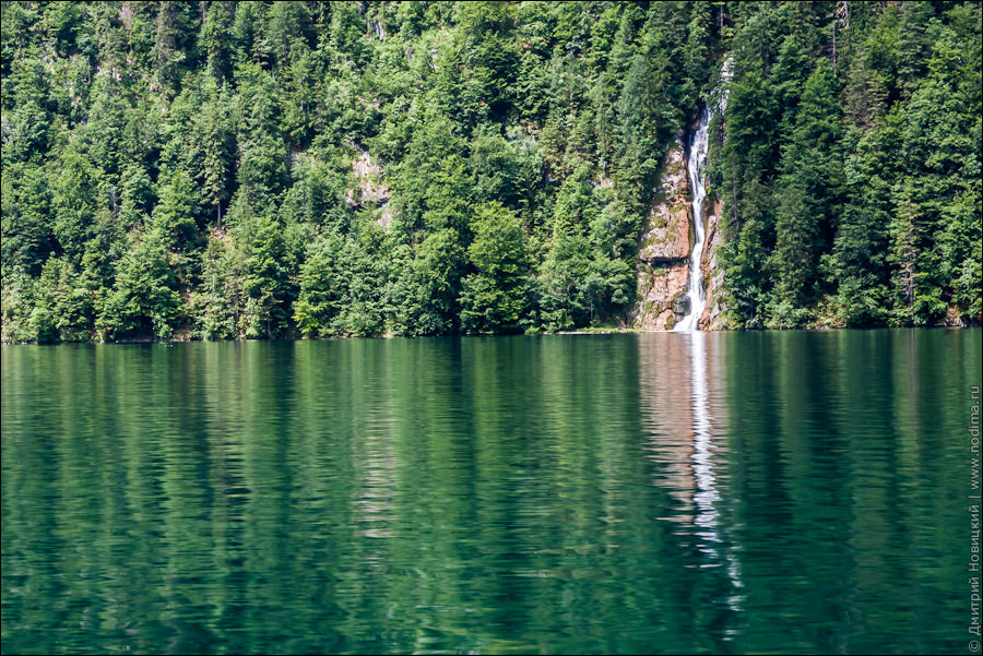 Водопад на Кёнигзее