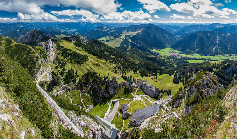 Панорама Баварских Альп