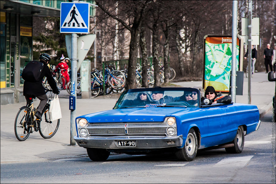 Старинные автомобили в Финляндии