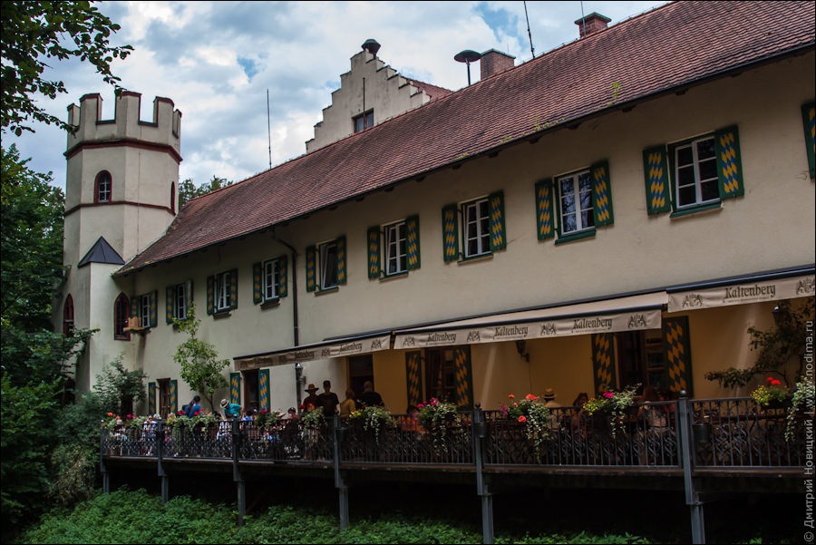 Кафе в замке Кальтенберг