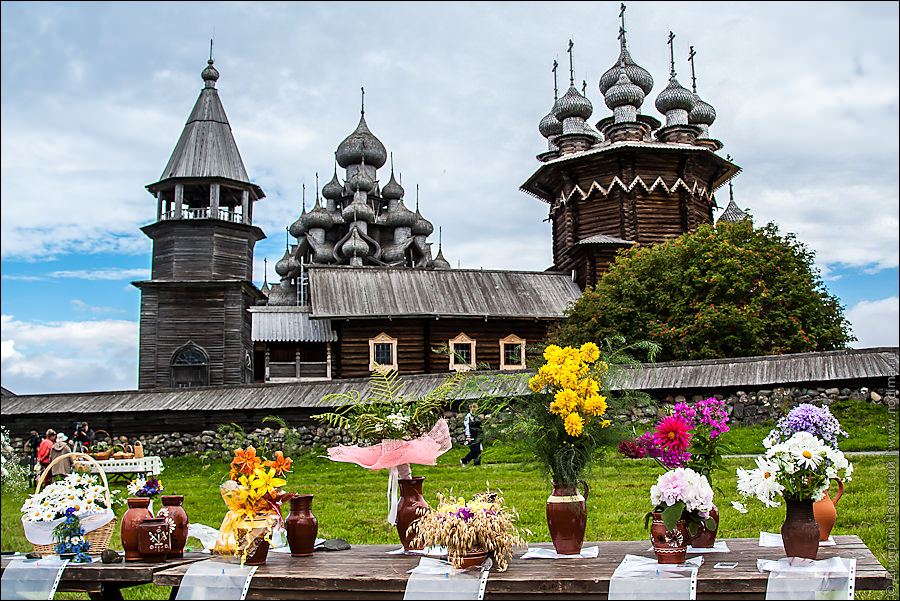 Конкурс букетов в Кижи