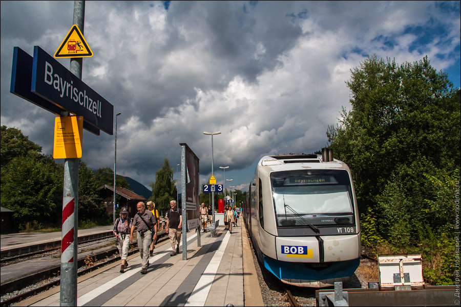 Вокзал в Bayrischzell