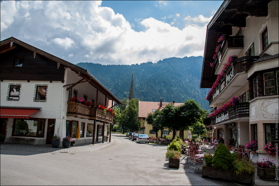Баварские домики в Bayrischzell