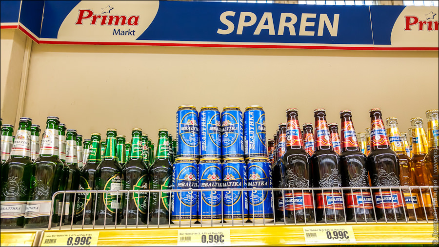 19. Пиво Балтика в Германии