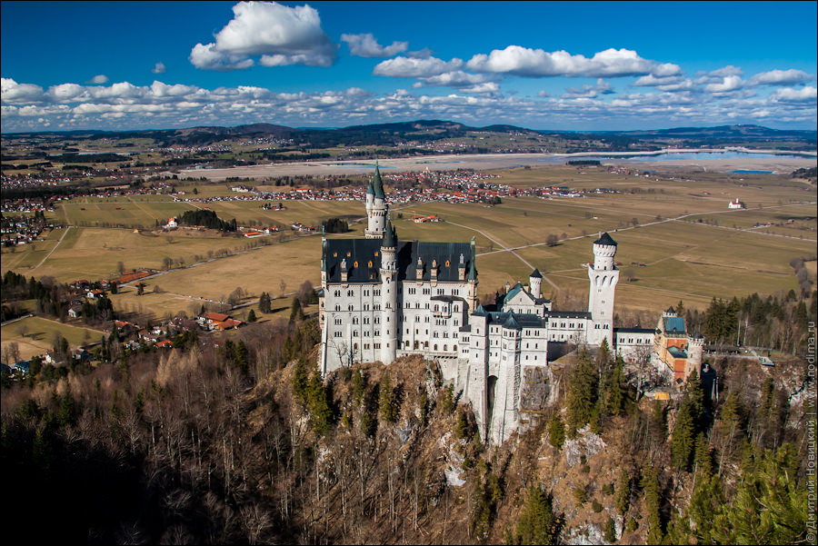 Фото замка с горы