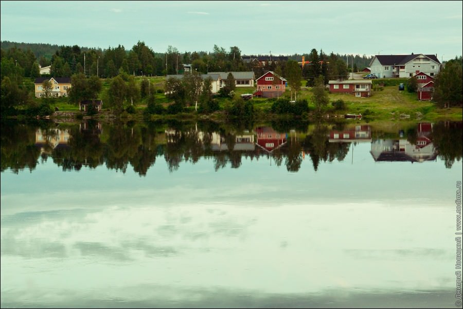 Финский берег реки Торниойоки