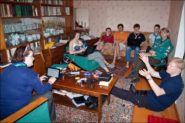 Обсуждение международного скаутского проекта "Leading Scouts"